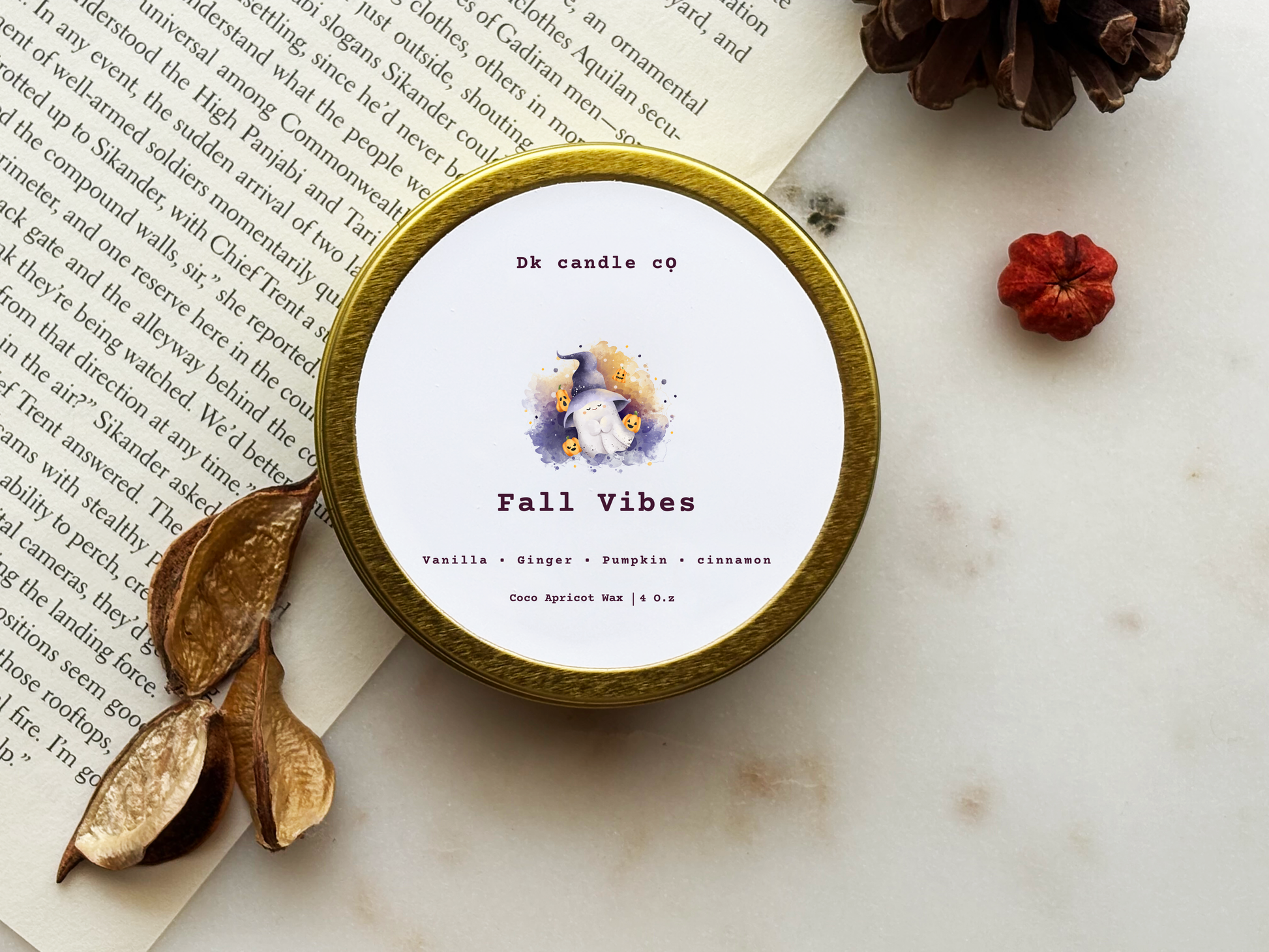 Fall Vibes - Travel Candle