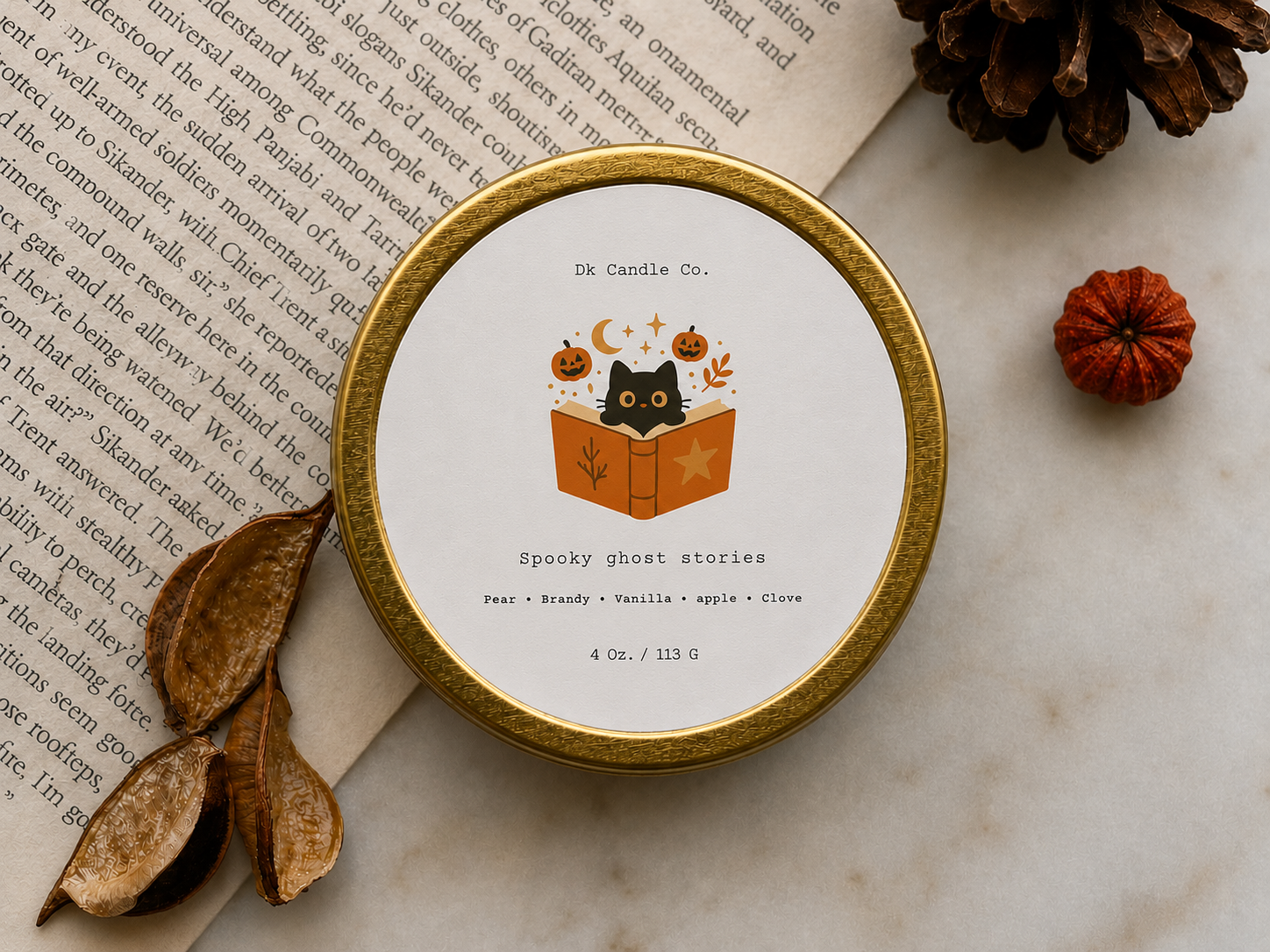 Spooky Ghost Stories - Travel Candle