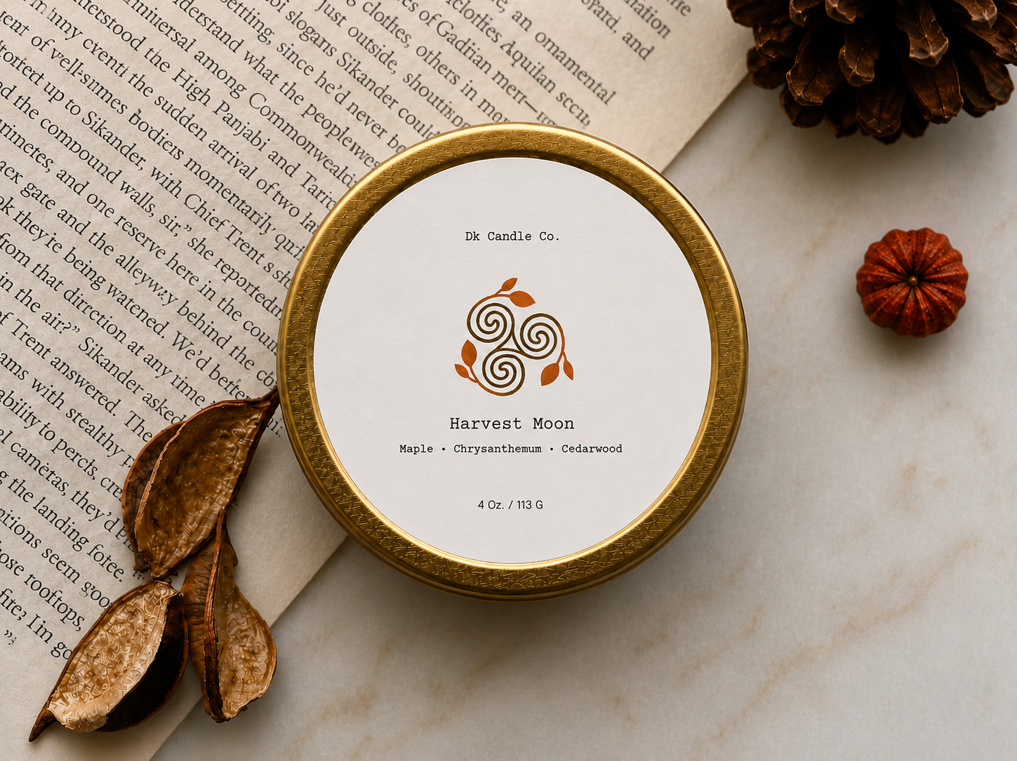 Harvest Moon - Travel Candle