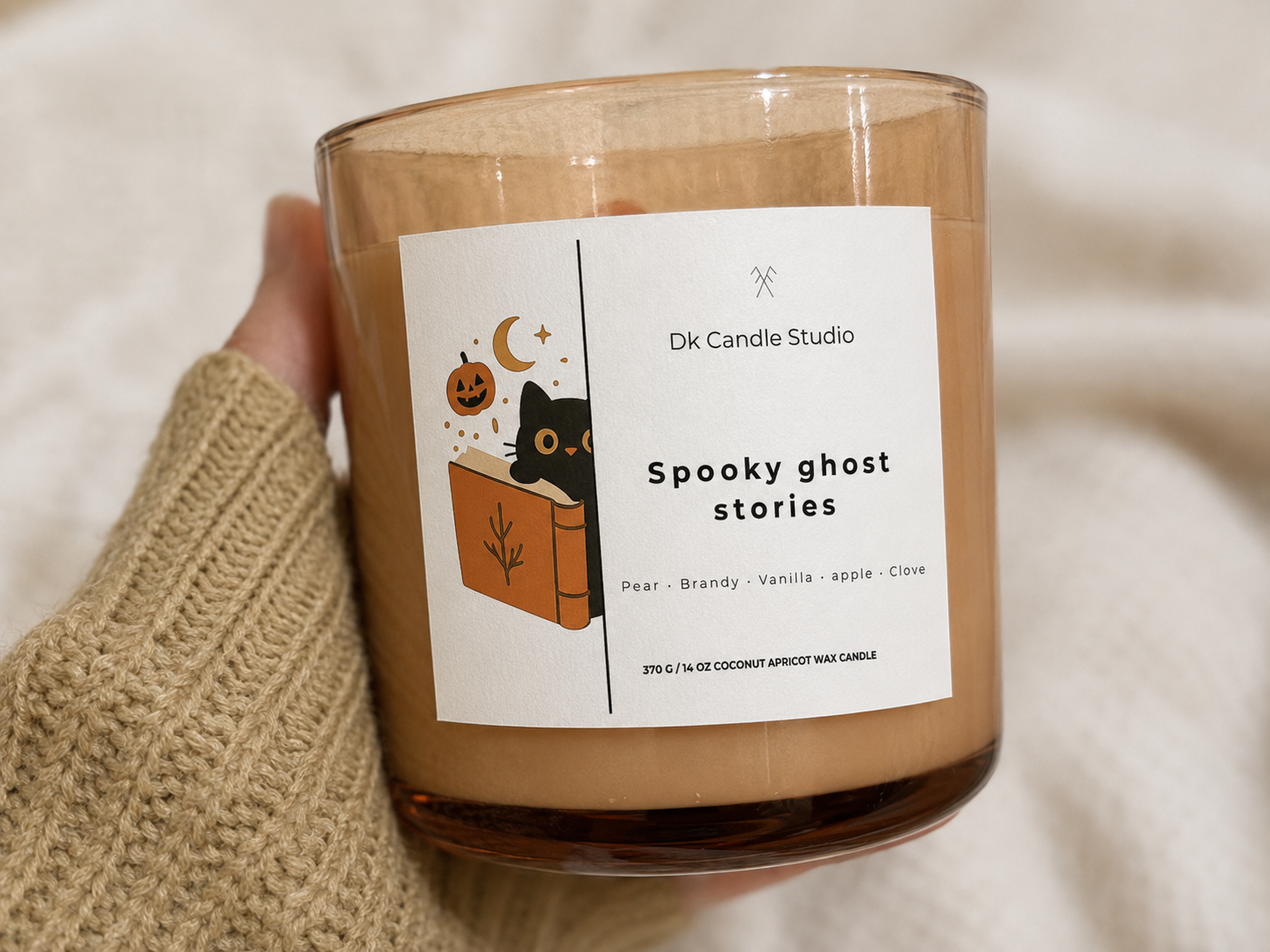 Spooky Ghost Stories Candle
