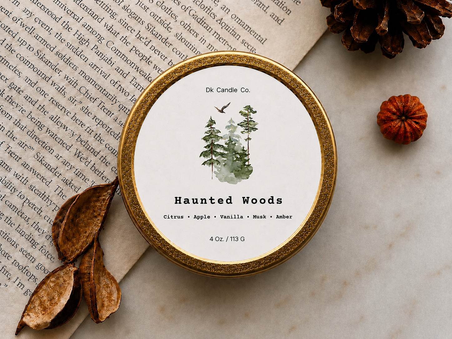 Haunted Woods- Travel Candle