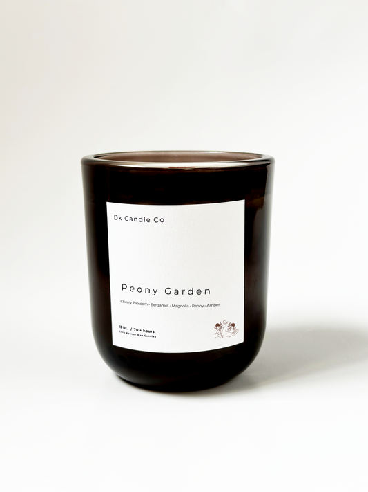peony Garden Coco Apricot Candle