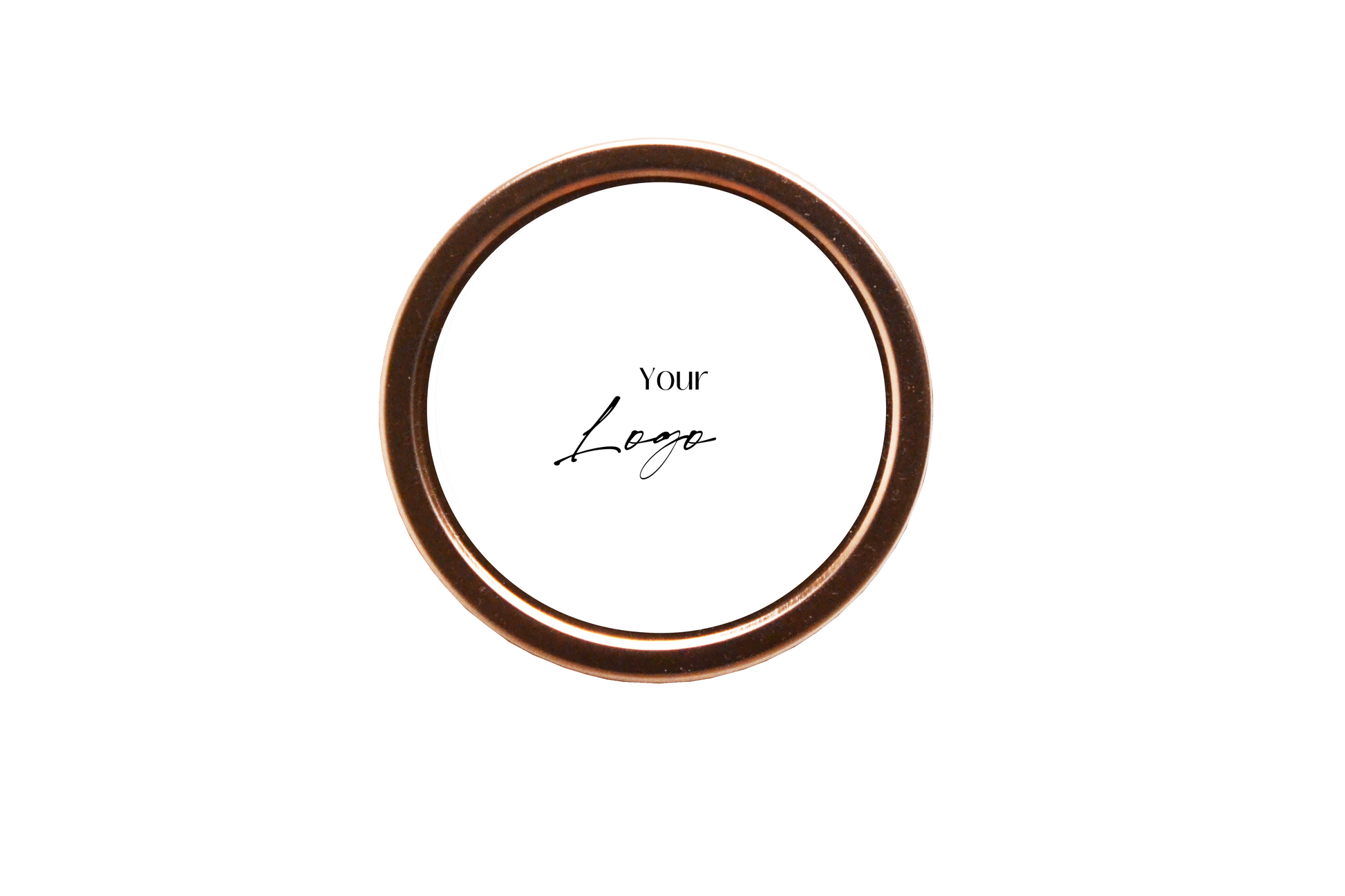 Case of 20 Private Label Rose Gold Travel Candles